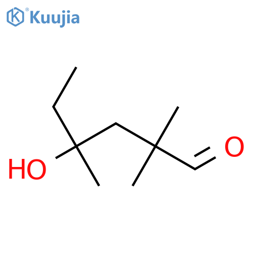 4-Hydroxy-2,2,4-trimethylhexanal structure