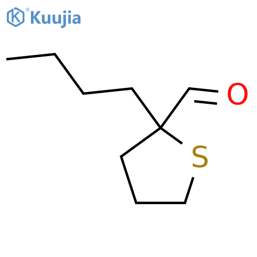 2-Butylthiolane-2-carbaldehyde structure