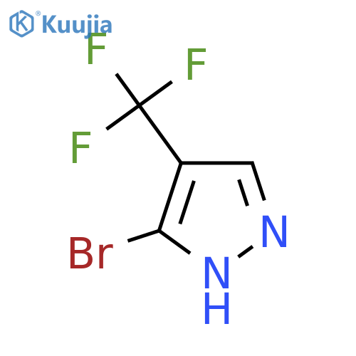 3-bromo-4-(trifluoromethyl)-1H-pyrazole structure