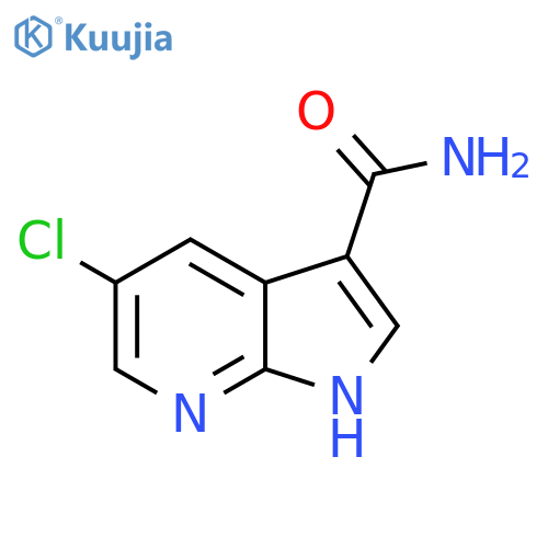 5-Chloro-1H-pyrrolo[2,3-b]pyridine-3-carboxamide structure