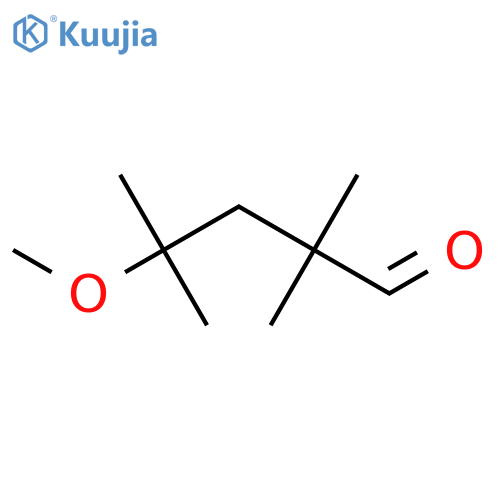 4-Methoxy-2,2,4-trimethylpentanal structure