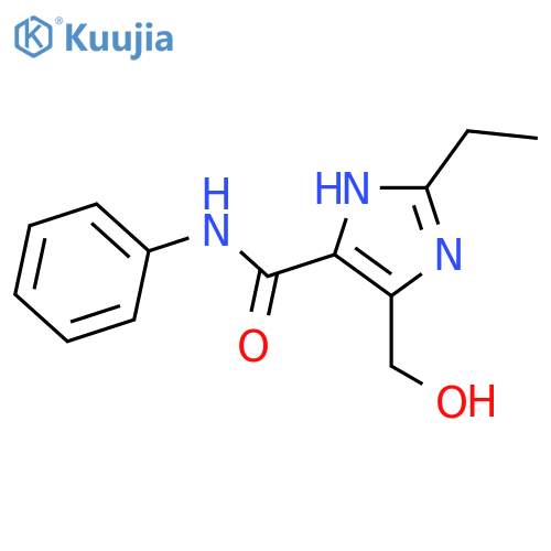 1H-Imidazole-4-carboxamide, 2-ethyl-5-(hydroxymethyl)-N-phenyl- structure