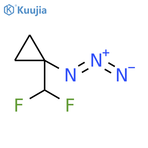 1-azido-1-(difluoromethyl)cyclopropane structure