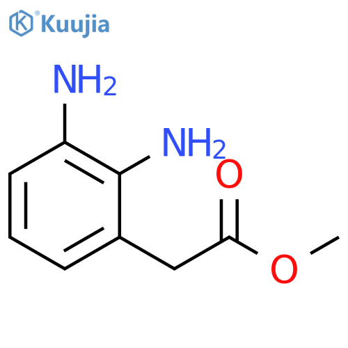 methyl 2-(2,3-diaminophenyl)acetate structure