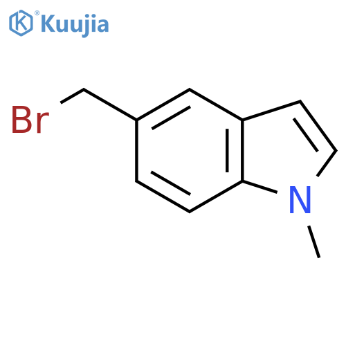 5-(bromomethyl)-1-methyl-1H-indole structure