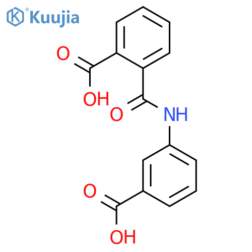 Benzoic acid,2-[[(3-carboxyphenyl)amino]carbonyl]- structure