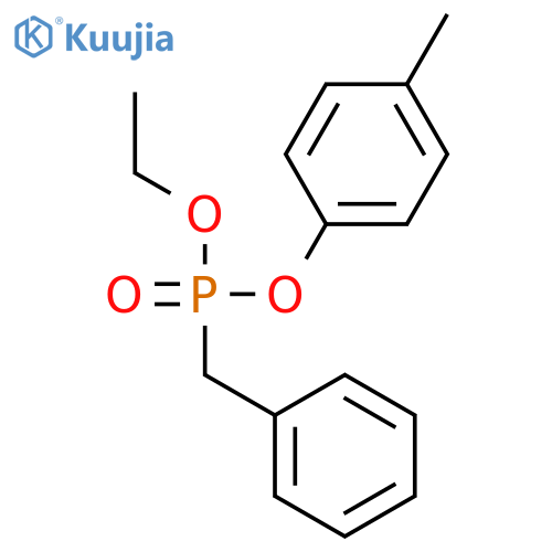 Phosphonic acid, (phenylmethyl)-, ethyl 4-methylphenyl ester structure