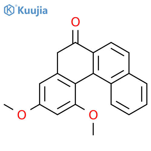 Benzo[c]phenanthren-6(5H)-one, 1,3-dimethoxy- structure