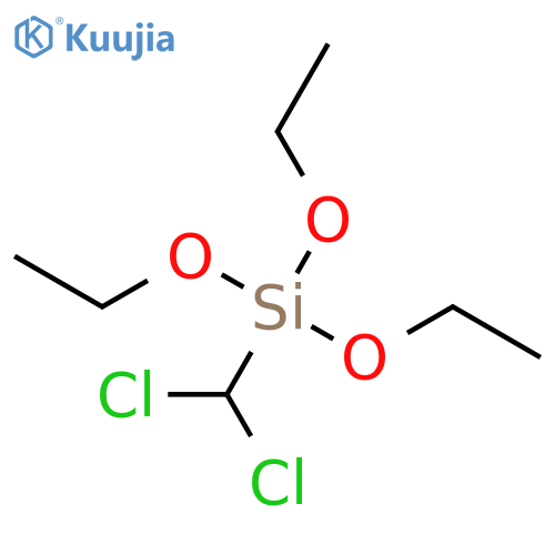 (Dichloromethyl)triethoxysilane structure