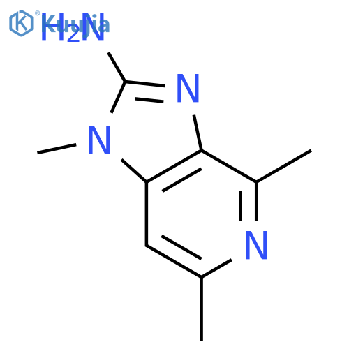 1H-Imidazo[4,5-c]pyridin-7-amine,1,4,6-trimethyl- structure