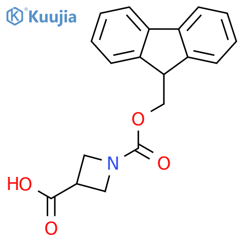 Fmoc-azetidine-3-carboxylic acid structure