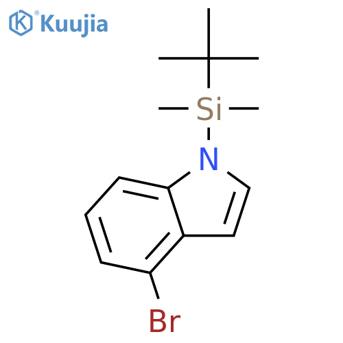 4-Bromo-1-(tert-butyldimethylsilyl)indole structure