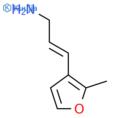 3-(2-methylfuran-3-yl)prop-2-en-1-amine structure