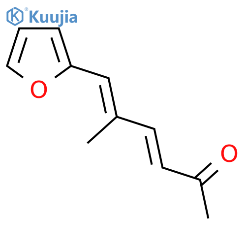 6-(furan-2-yl)-5-methylhexa-3,5-dien-2-one structure