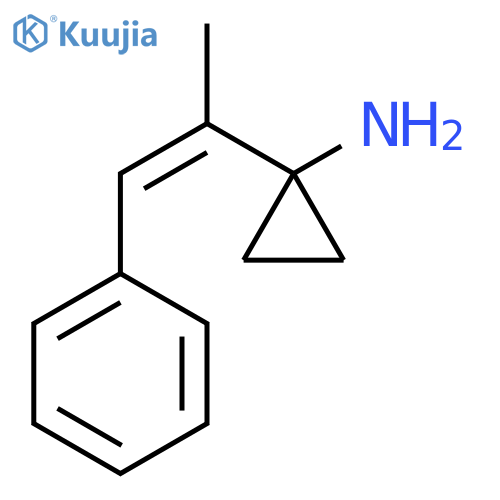 1-(1-phenylprop-1-en-2-yl)cyclopropan-1-amine structure