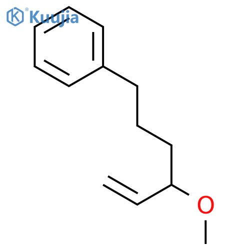 Benzene, [(4R)-4-methoxy-5-hexen-1-yl]- structure