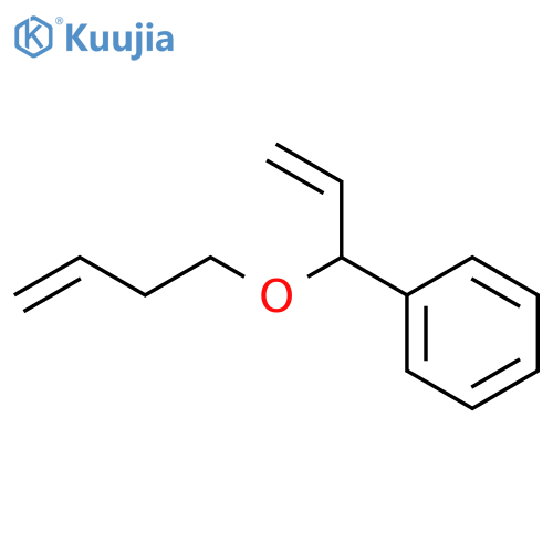 Benzene, [(1S)-1-(3-buten-1-yloxy)-2-propen-1-yl]- structure