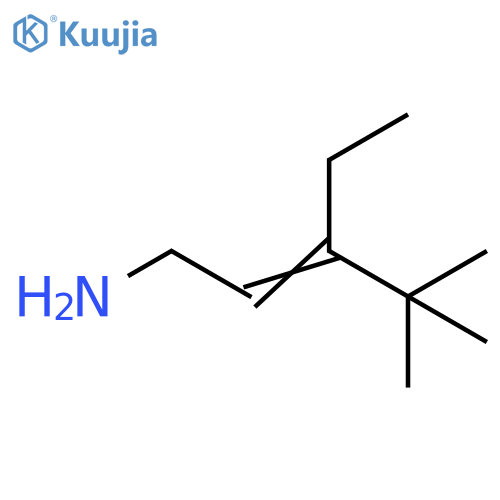 2-Penten-1-amine, 3-ethyl-4,4-dimethyl- structure