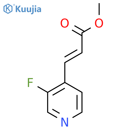 methyl (2E)-3-(3-fluoropyridin-4-yl)prop-2-enoate structure