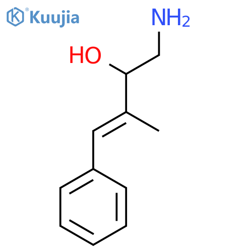 1-amino-3-methyl-4-phenylbut-3-en-2-ol structure