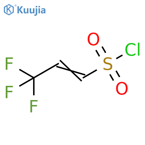 1-Propene-1-sulfonyl chloride, 3,3,3-trifluoro- structure