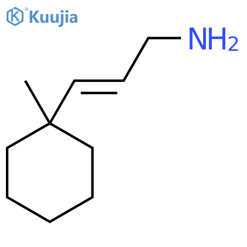 3-(1-methylcyclohexyl)prop-2-en-1-amine structure