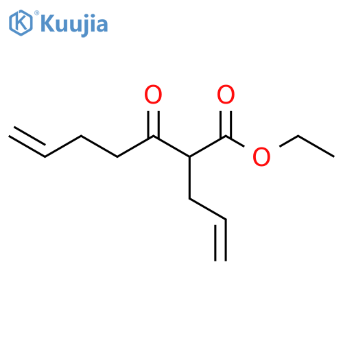 6-Heptenoic acid, 3-oxo-2-(2-propenyl)-, ethyl ester structure