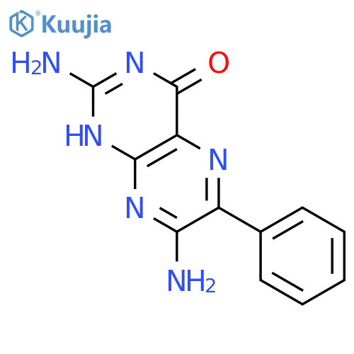 2,7-Diamino-6-phenyl-4-pteridinol structure
