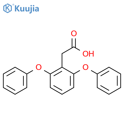 BENZENEACETIC ACID, 2,6-DIPHENOXY- structure