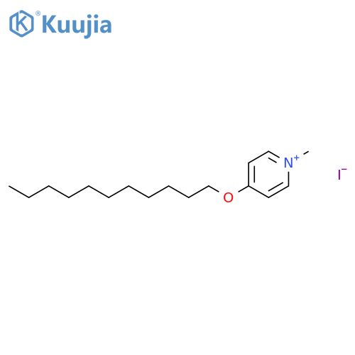 Pyridinium, 1-methyl-4-(undecyloxy)-, iodide structure