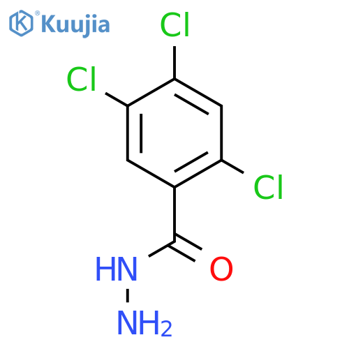 Benzoic acid, 2,4,5-trichloro-, hydrazide structure