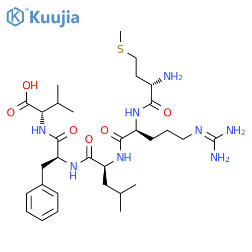 L-Methionyl-N~5~-(diaminomethylidene)-L-ornithyl-L-leucyl-L-phenylalanyl-L-valine structure