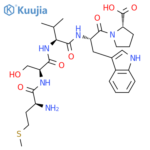 L-Proline, L-methionyl-L-seryl-L-valyl-L-tryptophyl- structure