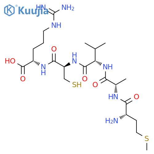 L-Arginine, L-methionyl-L-alanyl-L-valyl-L-cysteinyl- structure