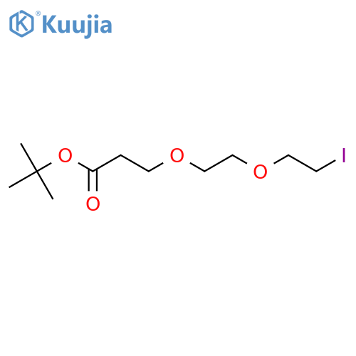 Tert-butyl 3-(2-(2-iodoethoxy)ethoxy)propanoate structure