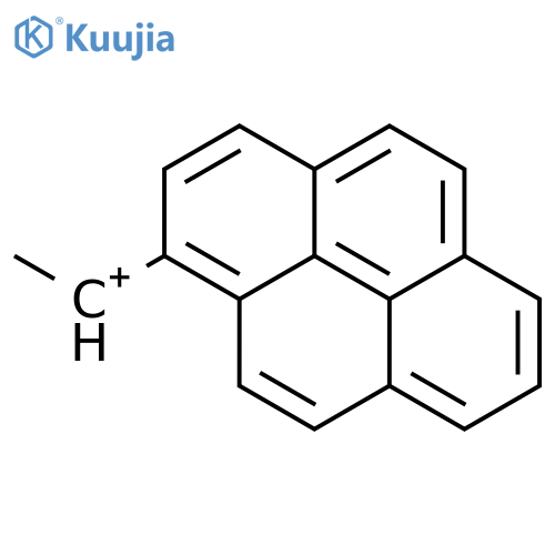 Ethylium, 1-(1-pyrenyl)- structure