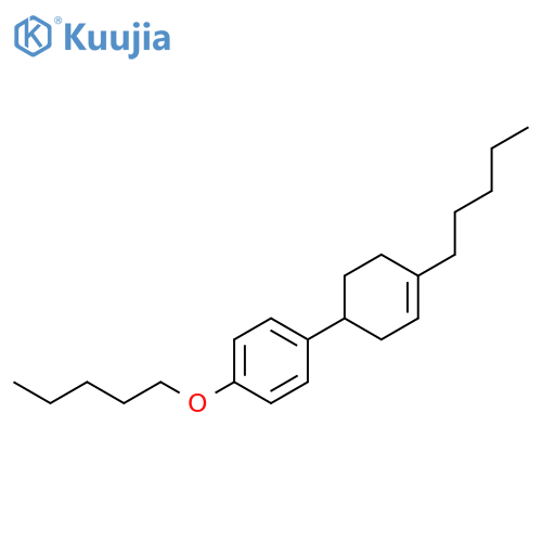 Benzene, 1-(4-pentyl-3-cyclohexen-1-yl)-4-(pentyloxy)- structure