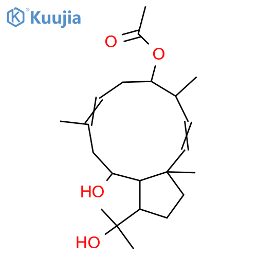 2,7-Dolabelladiene-5,10,18-triol; (2E,4α,5α,7E,10α)-form, 5-Ac structure