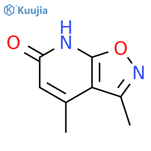 3,4-dimethyl-6H,7H-1,2oxazolo5,4-bpyridin-6-one structure