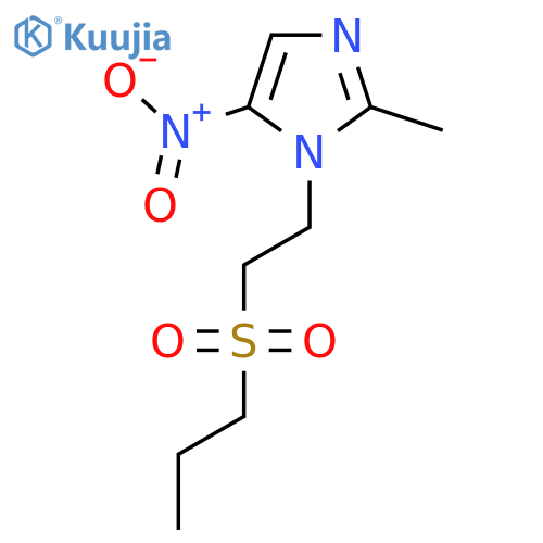 1-[2-(Propylsulfonyl)ethyl]-2-methyl-5-nitro-1H-imidazole structure