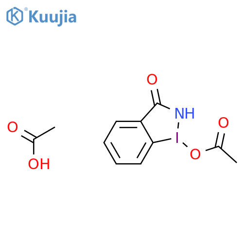 3H-1,2-Benziodazol-3-one, 1-(acetyloxy)-1,2-dihydro-, acetate structure