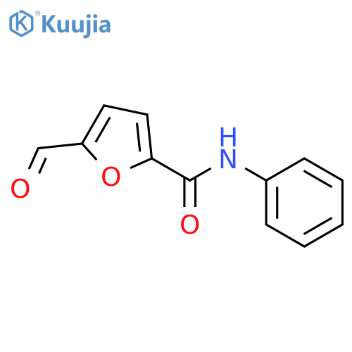 2-Furancarboxamide, 5-formyl-N-phenyl- structure
