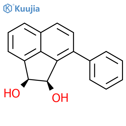 (1R,2S)-3-phenyl-1,2-dihydroacenaphthylene-1,2-diol structure
