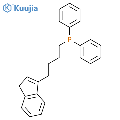 Phosphine, [4-(1H-inden-3-yl)butyl]diphenyl- structure