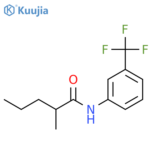 3'-Trifluoromethyl-2-methylvaleranilide structure