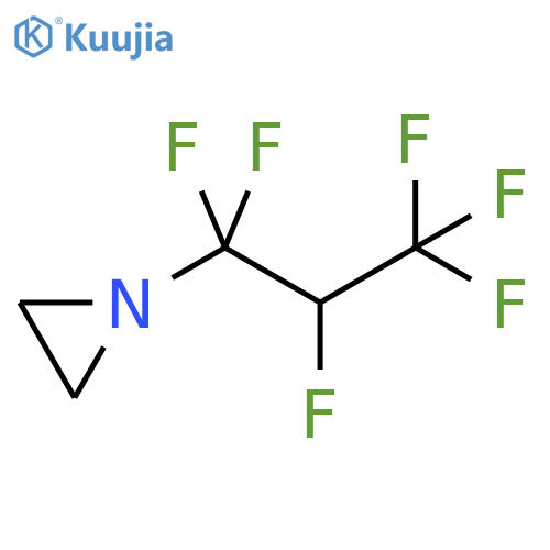 1-(1,1,2,3,3,3-hexafluoropropyl)aziridine structure