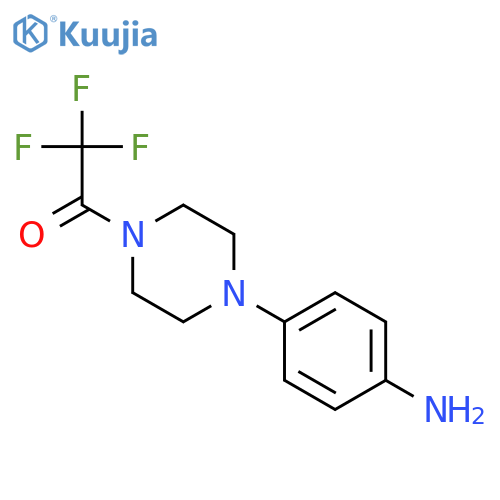 {4-4-(Trifluoroacetyl)piperazin-1-ylphenyl}amine structure