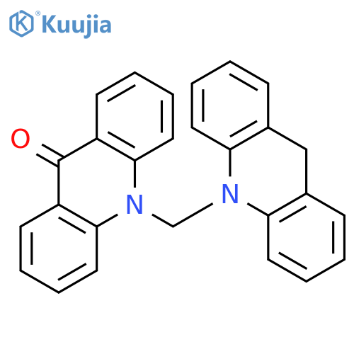 9(10H)-Acridinone, 10-(10(9H)-acridinylmethyl)- structure