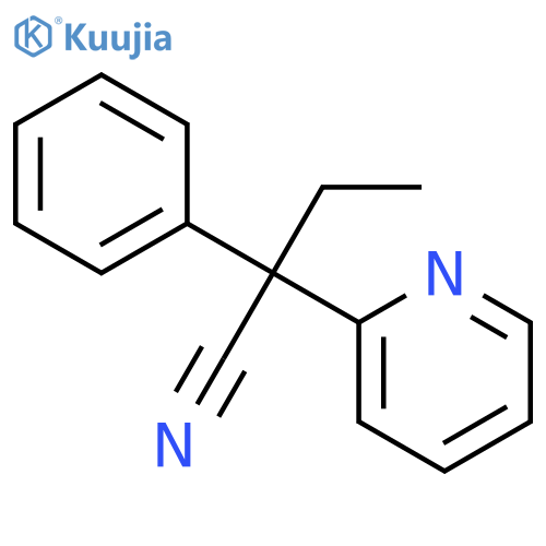 2-Pyridineacetonitrile,a-ethyl-a-phenyl- structure