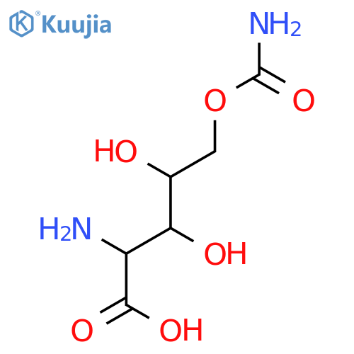 (3S,4S)-5-(carbamoyloxy)-3,4-dihydroxy-L-norvaline structure
